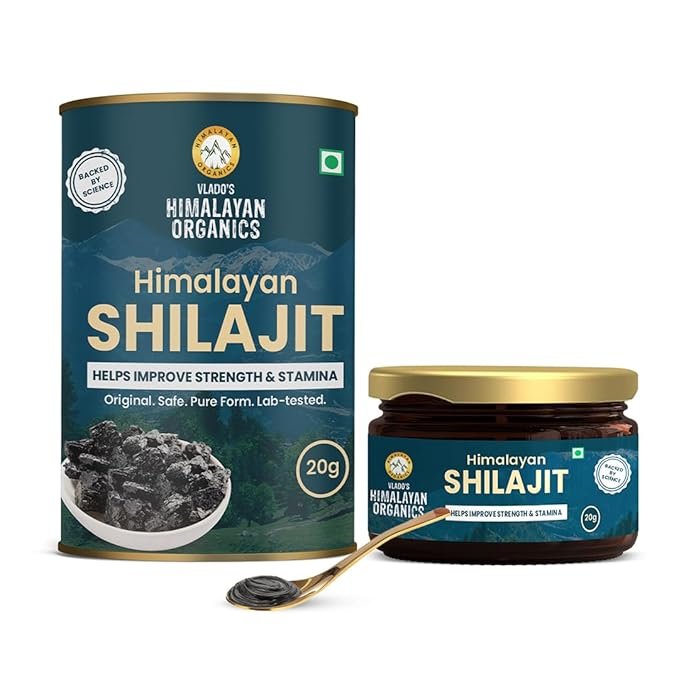 Vlado’s Shilajit Resin – Raw Power. Real Energy. Pure Stamina | 75% Fulvic Acid | 20g