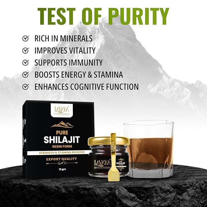 Lavaya Shilajit Resin – Ignite Strength, Stamina & Passion – 15g